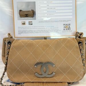 VINTAGE BABY! Chanel Patchwork CC with Flap - AUTHENTIC! INCREDIBLE DEAL/BAG!*